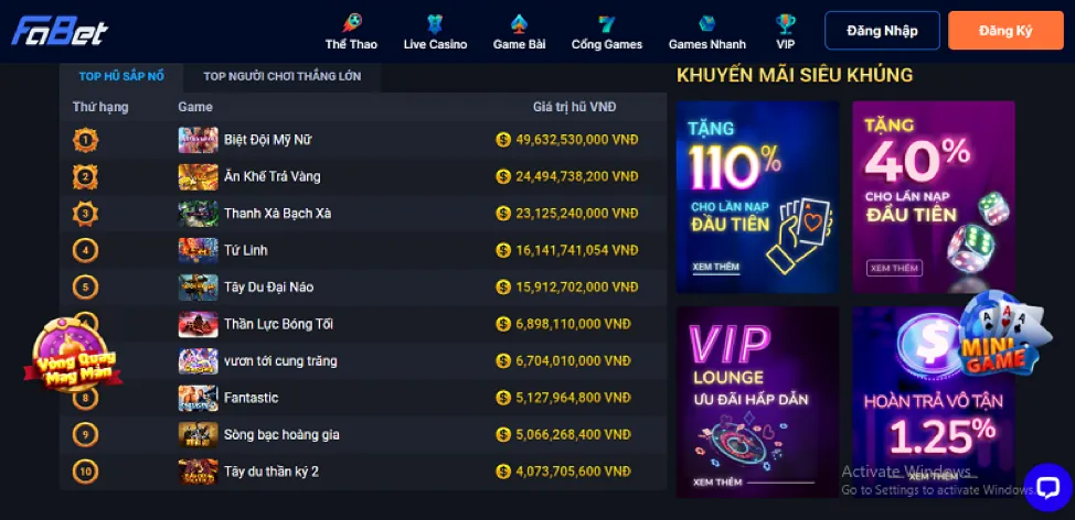 Slot có Vòng Quay Miễn Phí tại cwin999 nhà cái