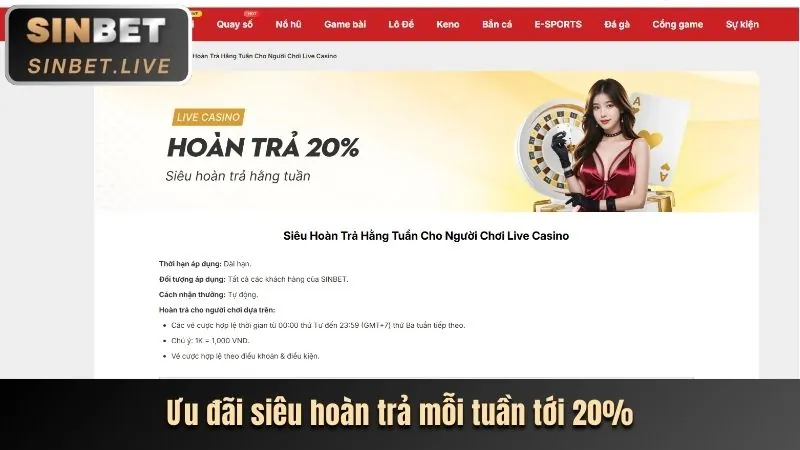 Ưu đãi hoàn trả cwin999 nhà cái cho thể thao và casino trực tuyến